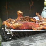 Celebrating Reformation Day (Oct. 31) with a pig roast. Holy Trinity Reformed Church Greer, S.C.